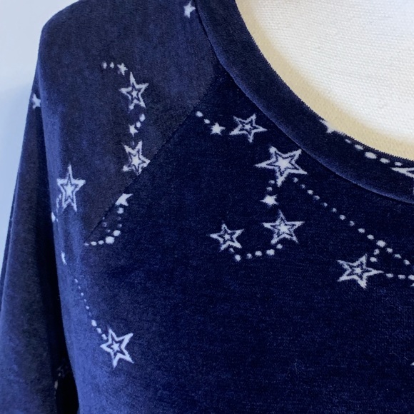 XOXO Blue Starry Night Constellations Pajama Set - Picture 4 of 12